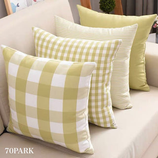 Checkered & Striped Cushion Covers  12 Types