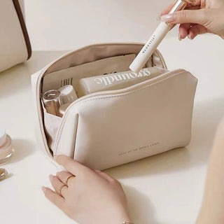 FauxLeather Makeup Cosmetics Storage Pouch M