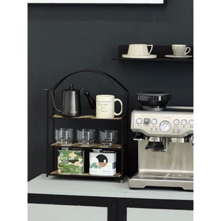 Iron Frame Three-Tier Display Rack  Storage