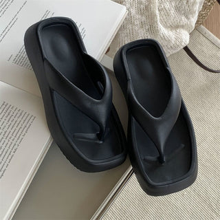 Square Toe Thong Sandals   Room Shoes