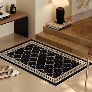 Geometric pattern Monotone entrance mat 50x80 Mud removal