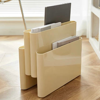 4 Pocket Magazine Rack  Storage Book Stand