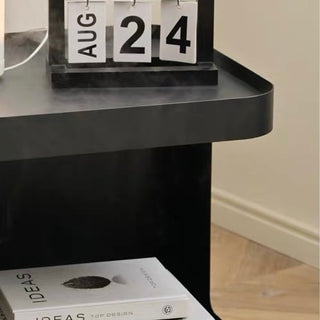 Caster-equipped U-shaped storage side tablein  wagon