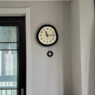 Monochrome Nuance Clock Pendulum Clock Wall Clock