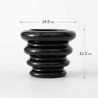 Wave Ceramic Planter Cover