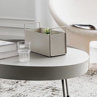 Storage Box with Handle Magazine Rack