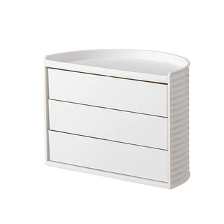Semicircular degree sliding cosmetic boxin  storage.