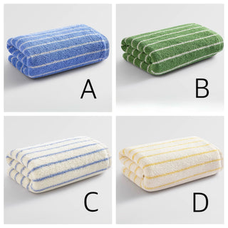 Simple Pin Stripe Color Face Towel     100% Cotton  Combed Cotton  Absorbent