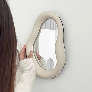 Plump and unique frame tabletop mirror    wall-mounted mirror