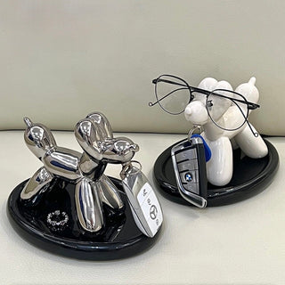 Balloon Dog Motif Key Tray   Dog Key Storage for Entryway