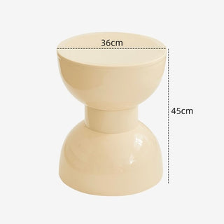 Ribbon design side table stoolin  chair