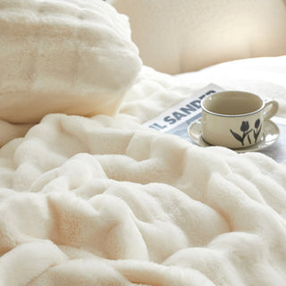 Fluffy and soft duvet cover set bed cover bedding cover