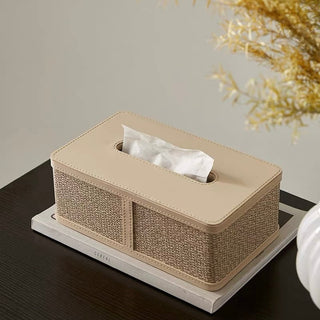 Modern Design Leather Tissue Case