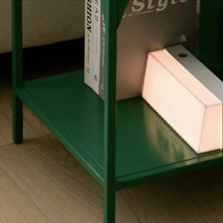 Legged Arch Iron Side Table  with Storage