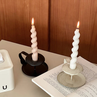 Vintage Iron Candle Holder