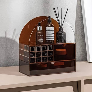 Acrylic Clear Arch Cosmetic Storage Box