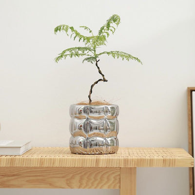 Square Bumpy Ceramic Pot Cover