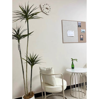 Wood Nuance Curve Silhouette Clock  Wall Clock Silent