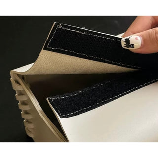 Side Stitch Faux Leather Tissue Case