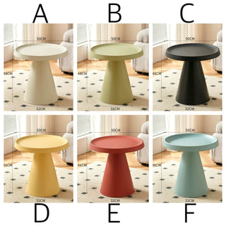 Colorful Round Side Table   in   Simple Table