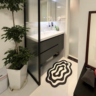 Monochrome Design Bath Mat 53 x 80 cm 4 types  quick-drying
