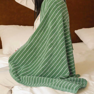 Simple Pin Stripe Color Bath Towel     100% Combed Cotton  Absorbent  Large Size Towel Blanket