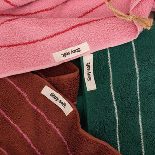 Pin Stripe Color Bath Towel  100% Cotton Hanging Combed Cotton Large Towel Blanket