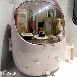 Portable Large Capacity Cosmetic Box  Makeup Storage