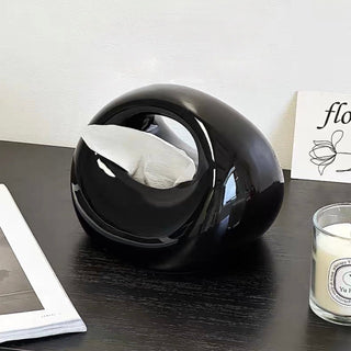 Chubby Round Ceramic Tissue Case