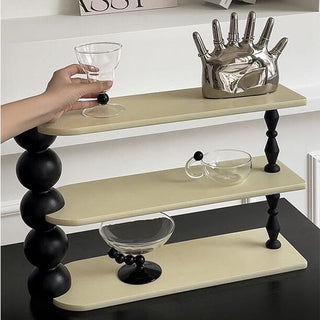 Modern Ball Design Three-Tier Storage Display Rack