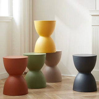 Hourglass design Simple side table stoolin  chair