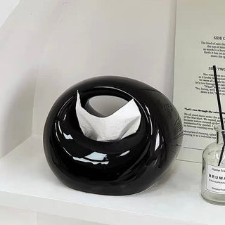 Chubby Round Ceramic Tissue Case