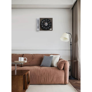 Record-style art design clockin  wall clock