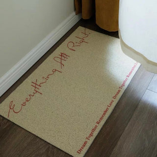 Red lettering entrance mat 50x80 mud-removing mat