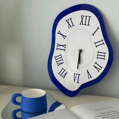Irregular Wave Acrylic Clock  Wall Clock