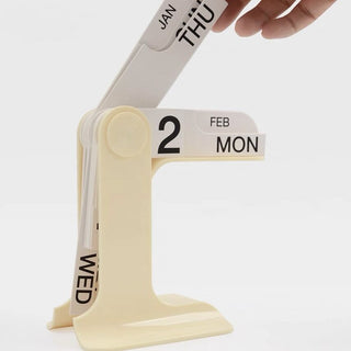 Monochrome Desk Perpetual Calendar