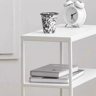 25cm Wide Iron Storage Side Tablein  Slim Rack