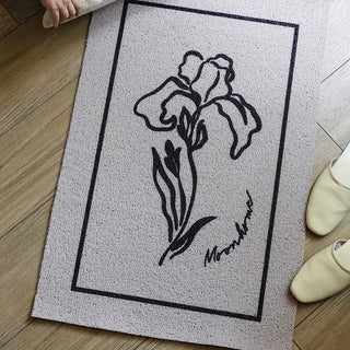 Flower Art Entrance Mat 60x90 Mud Removal Mat