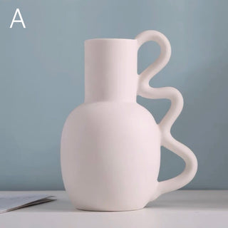 Wave Handle Flower Vase