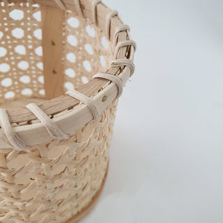 Rattan Kagome Weave Brush Stand Multi-Pot