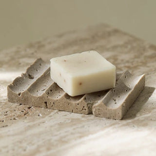 Travertine Wavy Tray Natural Marble Soap Dish