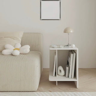 way Square Storage Side Table  Magazine Rack Storage Monotone