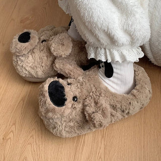 Fluffy Dog Room Shoes Indoor Slippers for Dogs