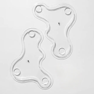 Clear Acrylic Wavy Tray for Small Items