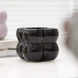 Cube Pokopoko Ceramic Pot Cover