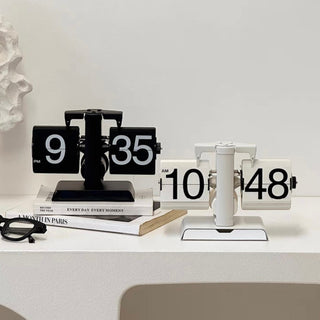 Flip Stand Clock with Storage Tray   in   Table Clock