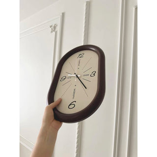 Oval Chubby Frame Clock  Wall Clock