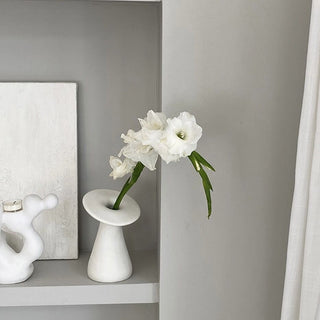 Mushroom Ceramic Flower Vase  Single Flower Vase