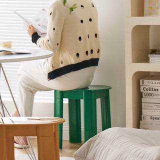 Color Oval Side Table Stool   in   Chair