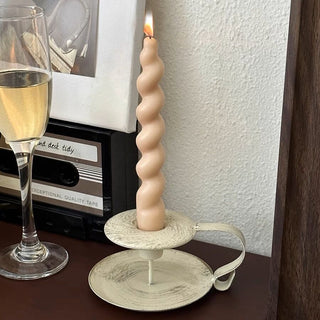 Vintage Iron Candle Holder